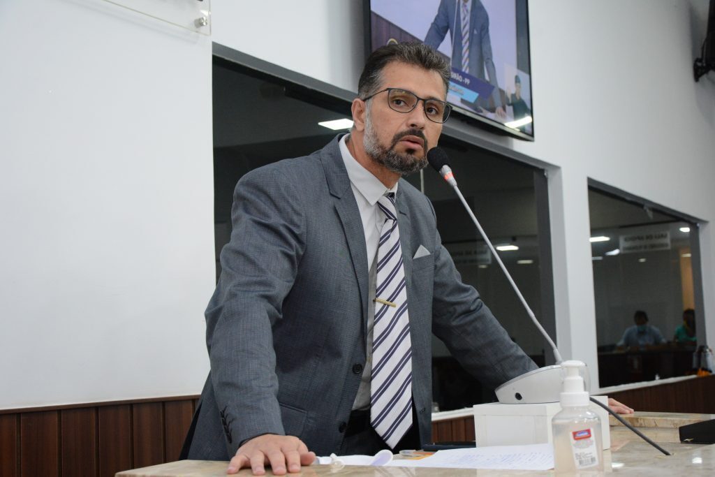 Vereador Luciano Girão Sessão plenária Data: 18.02.2021 Foto: Érika Fonseca