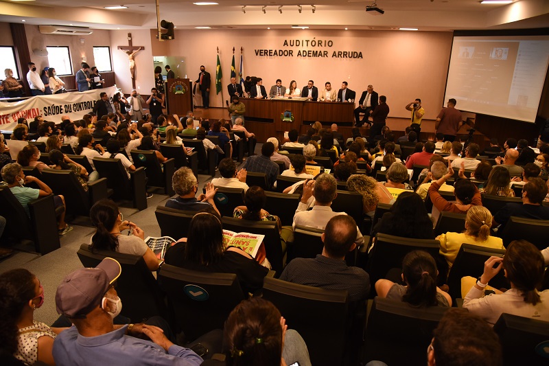 Audiência pública para discutir o passaporte da vacina - Foto: Evilázio Bezerra